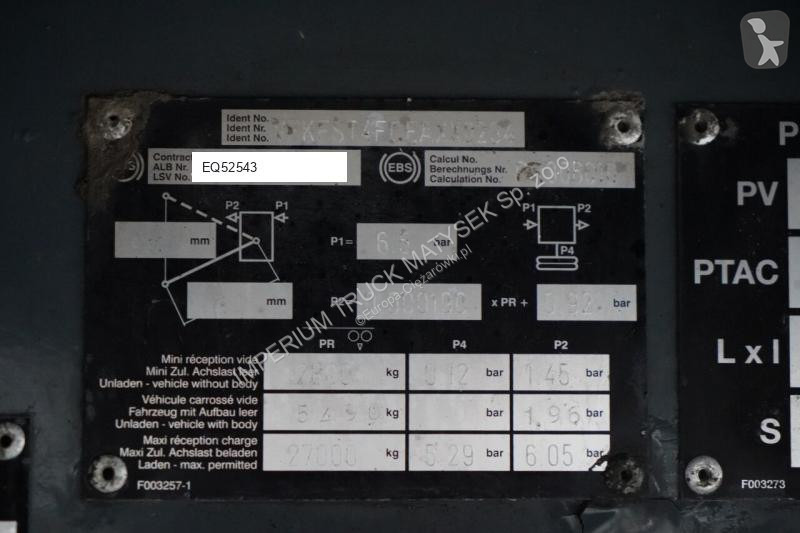 Semitrailer Fruehauf / KONTENER / STANDARD /...