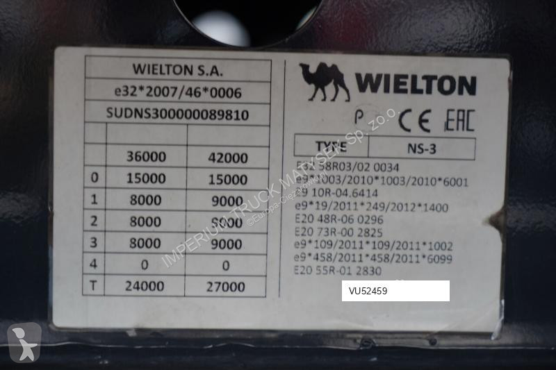 Полуприцеп Wielton / FIRANKA / STANDARD / OŚ...
