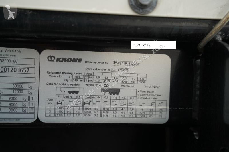 Полуприцеп Krone FIRANKA / STANDARD / 2 OSIE...