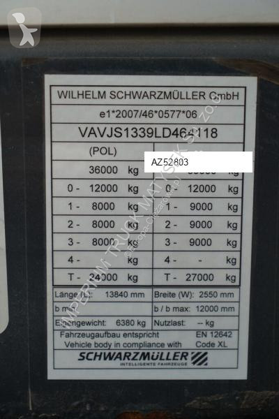 Félpótkocsi Schwarzmüller STANDARD