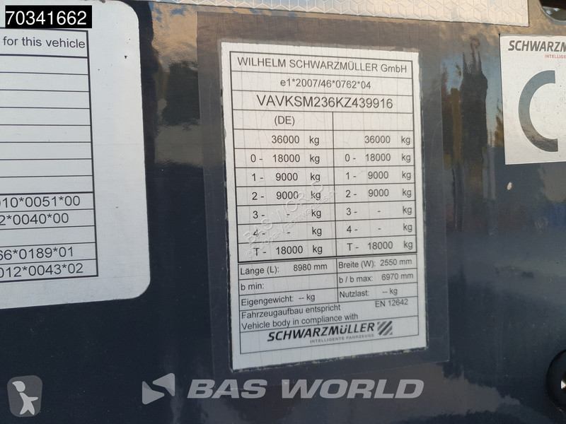 Schwarzmüller SM 25m3 Lift Axle ISO TÜV 07/27...