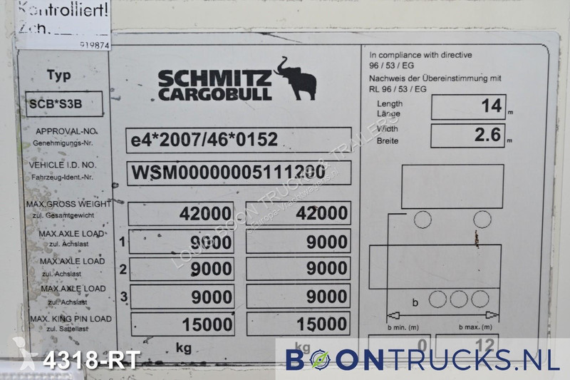 Schmitz Cargobull SCB*S3B + THERMO KING SLXe300...