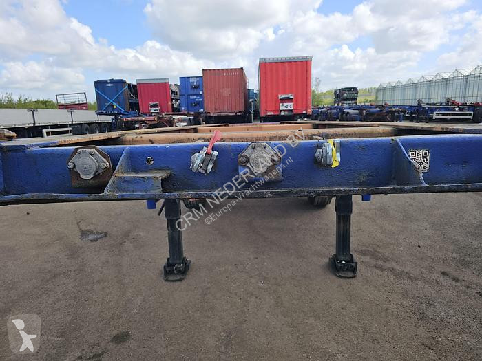 Semi reboque  20 ft container chassis  steel...