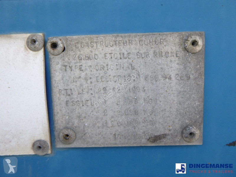 Semiremorca Guhur Low-pressure gas tank steel...