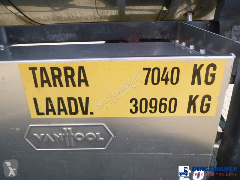 Semiremorca Van Hool Chemical tank inox 24 m3 /...