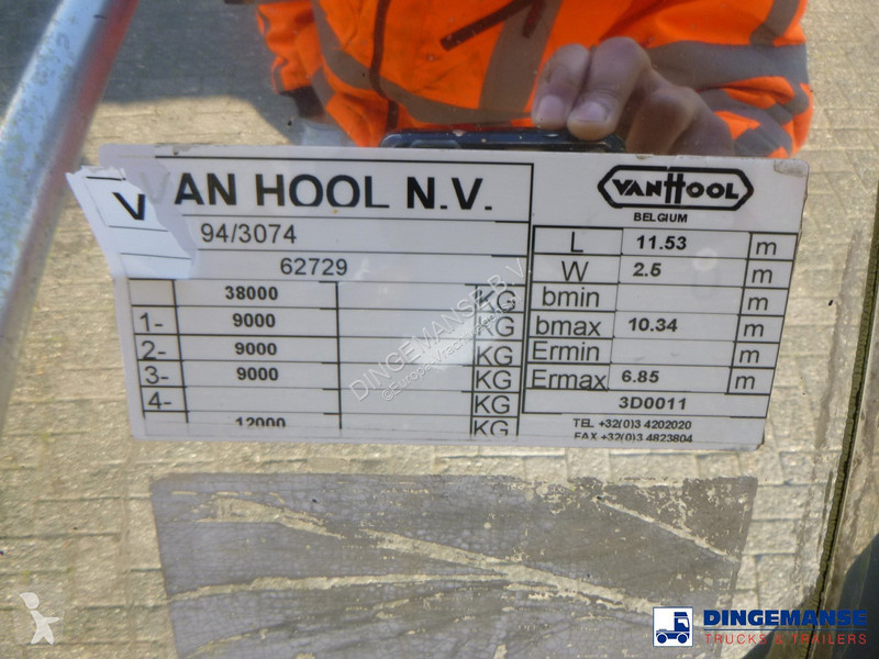 Semiremorca Van Hool Chemical tank inox L4BH 30...