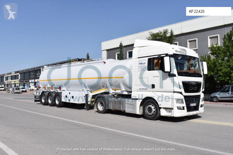 Semi reboque Donat Aluminum Fuel Tanker with...