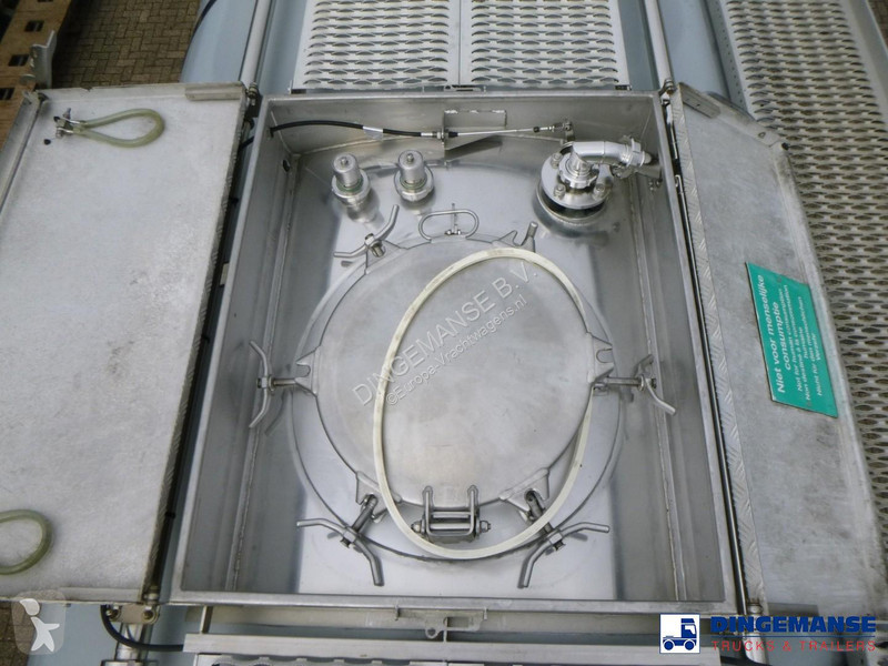 نصف مقطورة Van Hool Food tank inox 62 m3 / 3 comp