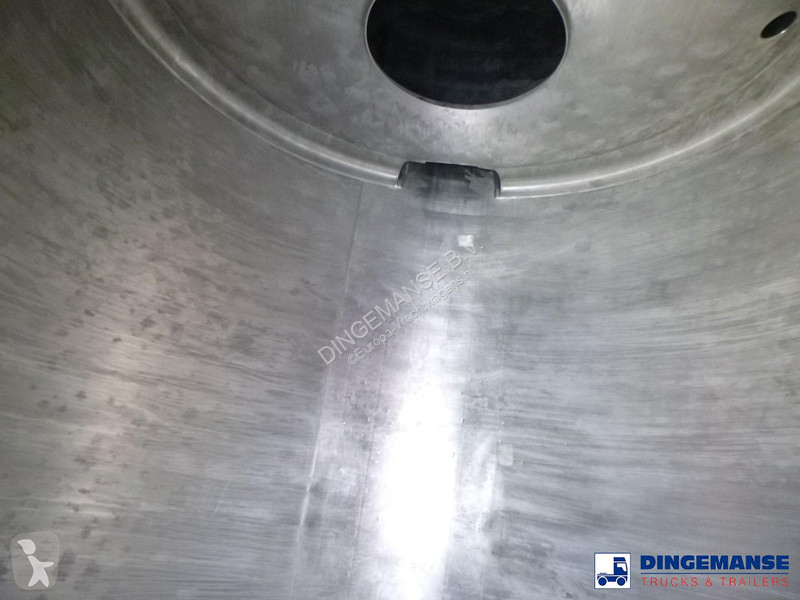 نصف مقطورة Burg Chemical tank inox L4BH 30 m3 /...