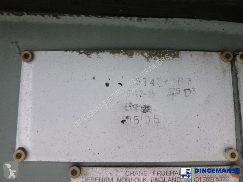 Semi remorque  Fuel tank alu 37 m3 / 2 comp