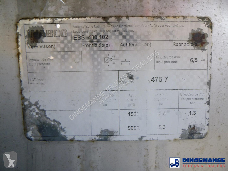 نصف مقطورة Magyar Chemical tank inox L4BH 22.5...
