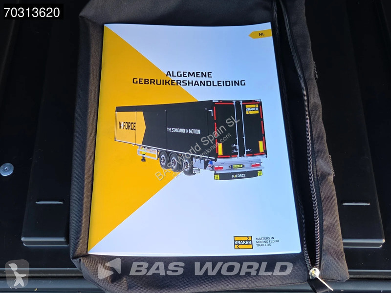 نصف مقطورة Kraker trailers CF-Z Track 10mm 92m3...