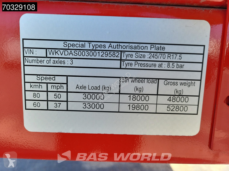 نصف مقطورة Kässbohrer LB3E NEW Lift Axle BPW