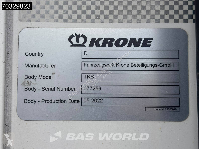 نصف مقطورة Krone Doppelstock Blumenbreit