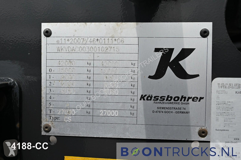 نصف مقطورة Kässbohrer MULTICONT |...