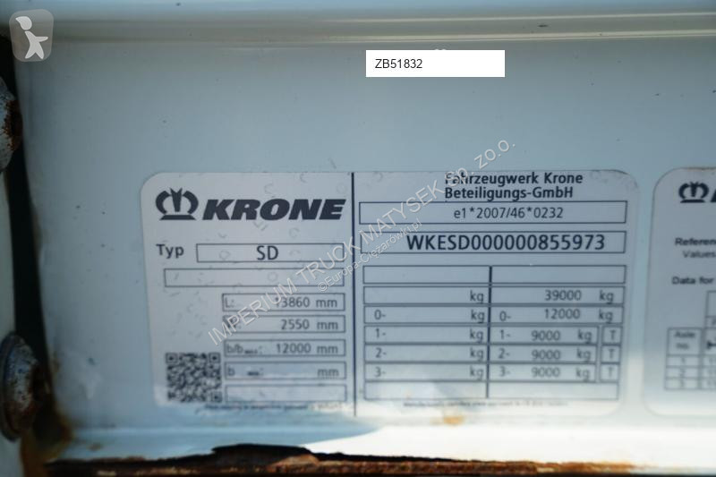 Semi remorque Krone