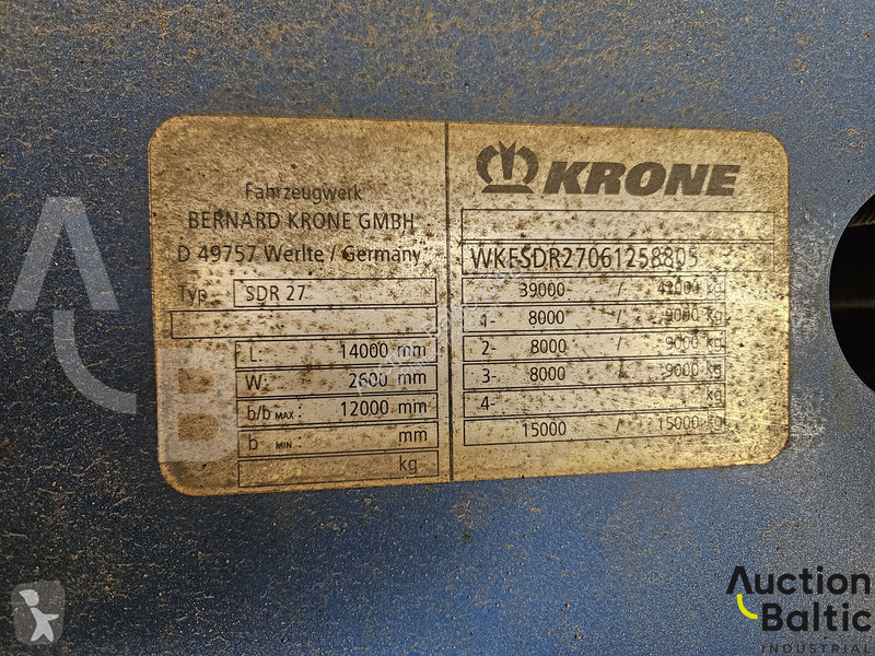 Semi remorque Krone