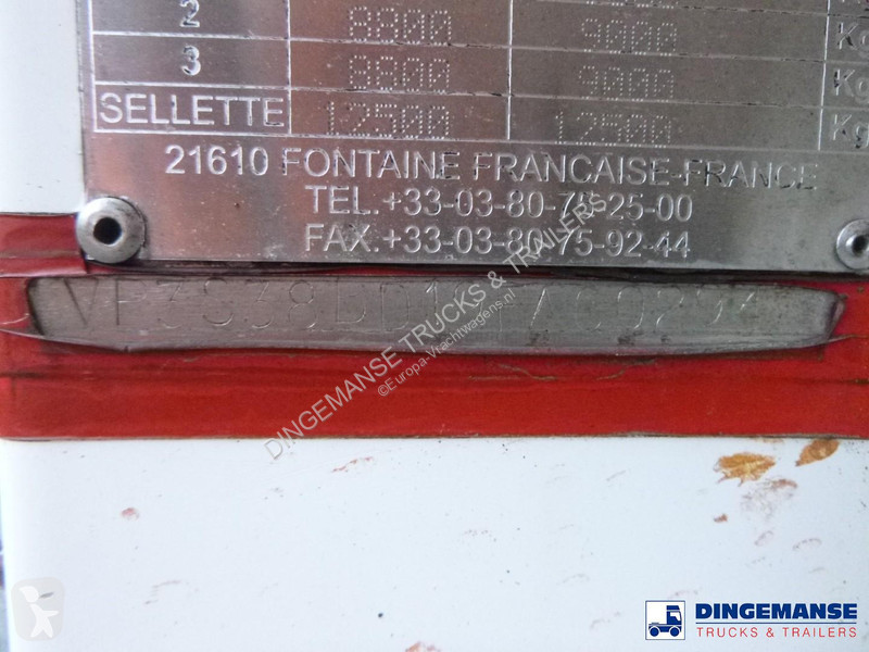 Félpótkocsi Magyar Chemical ACID tank inox 24.5...