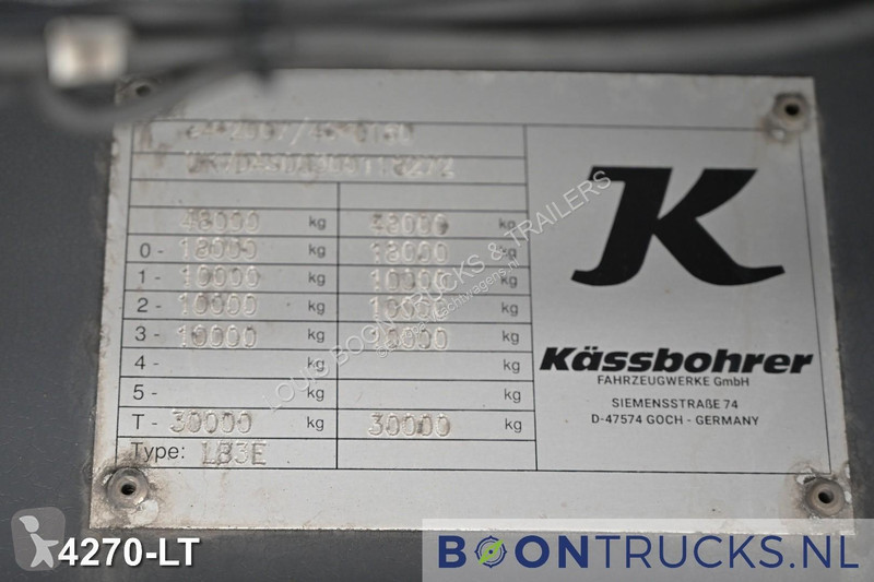 Semirremolque Kässbohrer LB3E SEMI * 6M...