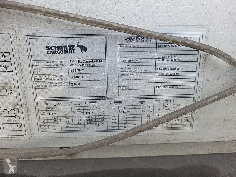 Semirimorchio Schmitz Cargobull SCB*S3T