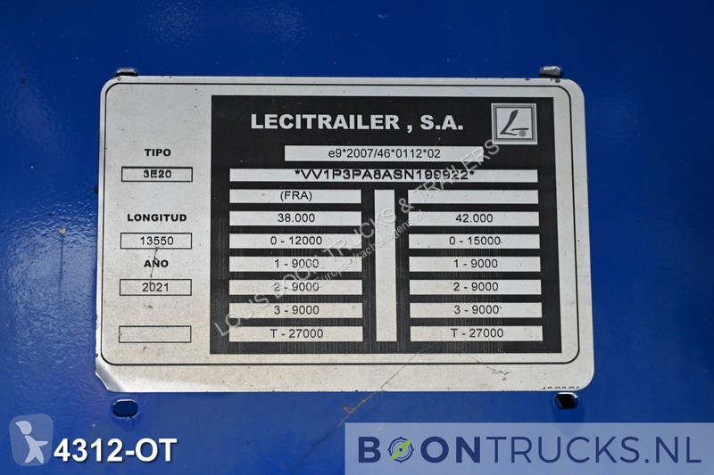 Lecitrailer 3E20 FLATBED | HARDWOOD FLOOR *...