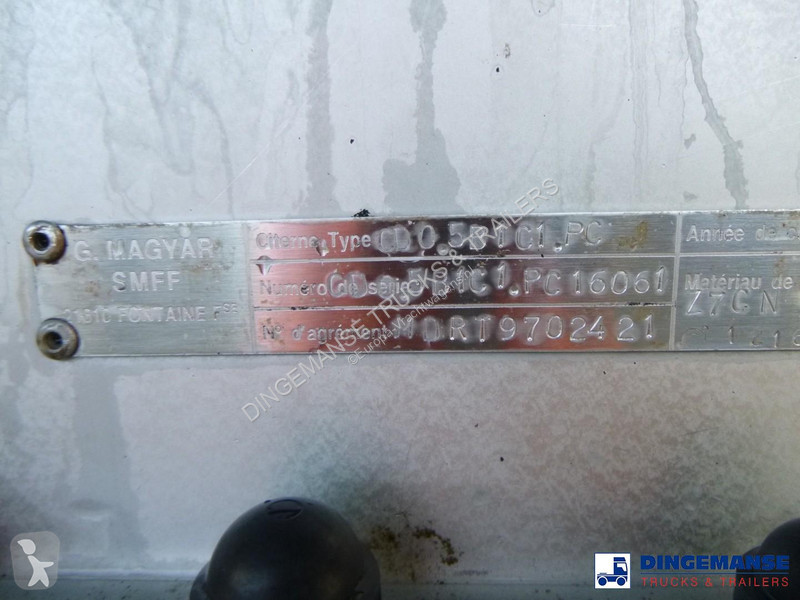 Oplegger Magyar Bitumen tank inox 30 m3 / 1...