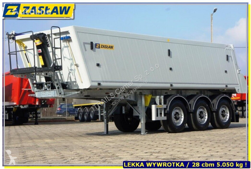 Semi remorque Zasław 28 m³ !! Light UP 4.990 kg...
