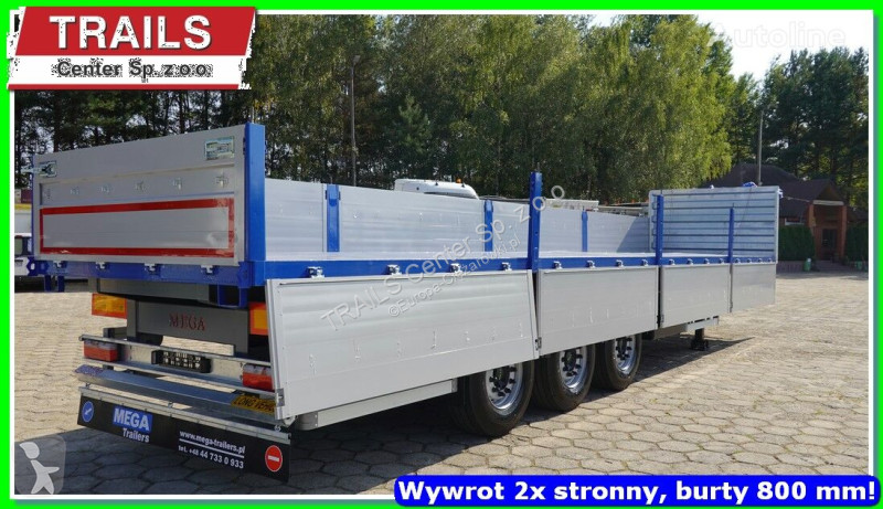 Semiremorca Mega 29 m³ / 12.600 m. 2 x side...