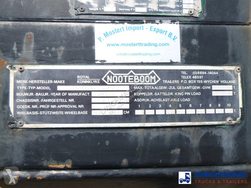 Semiremorca Nooteboom 3-axle lowbed trailer 33...
