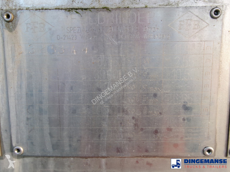 Semiremorca Feldbinder Chemical tank inox 33.5...