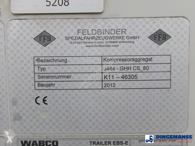Semirimorchio Feldbinder Powder tank alu 40 m3...