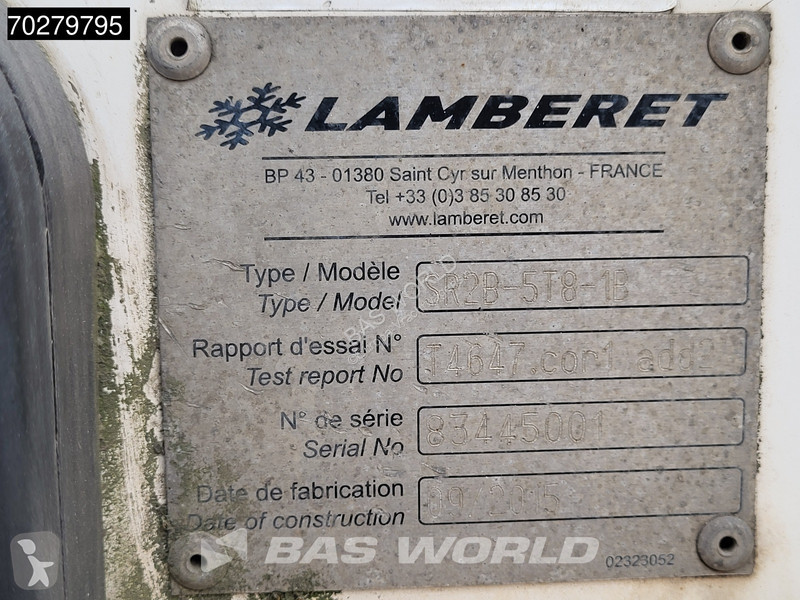Semiremorca Lamberet SR2B-5T8-1B 3 axles Thermo...