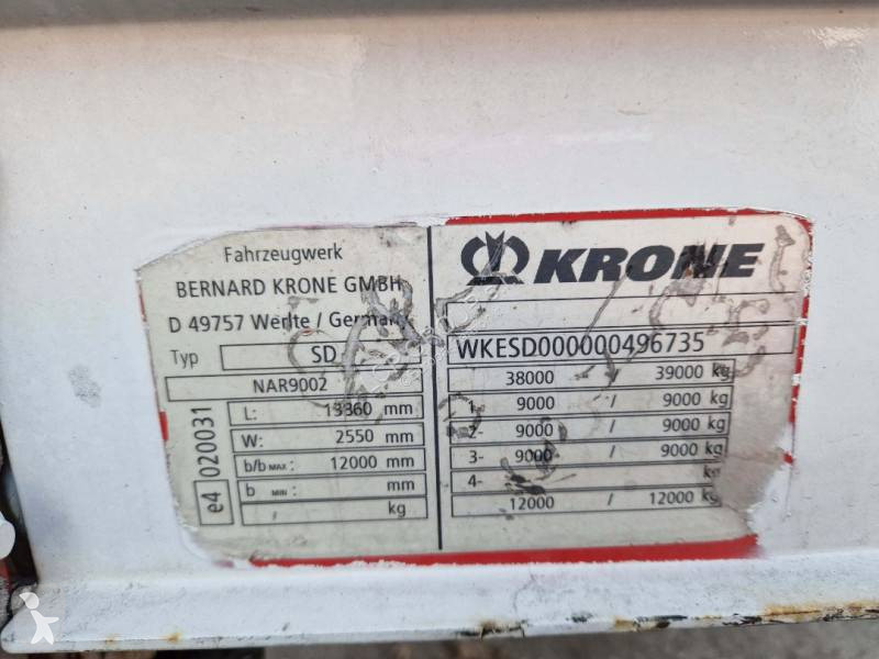 Semitrailer Krone SDP27