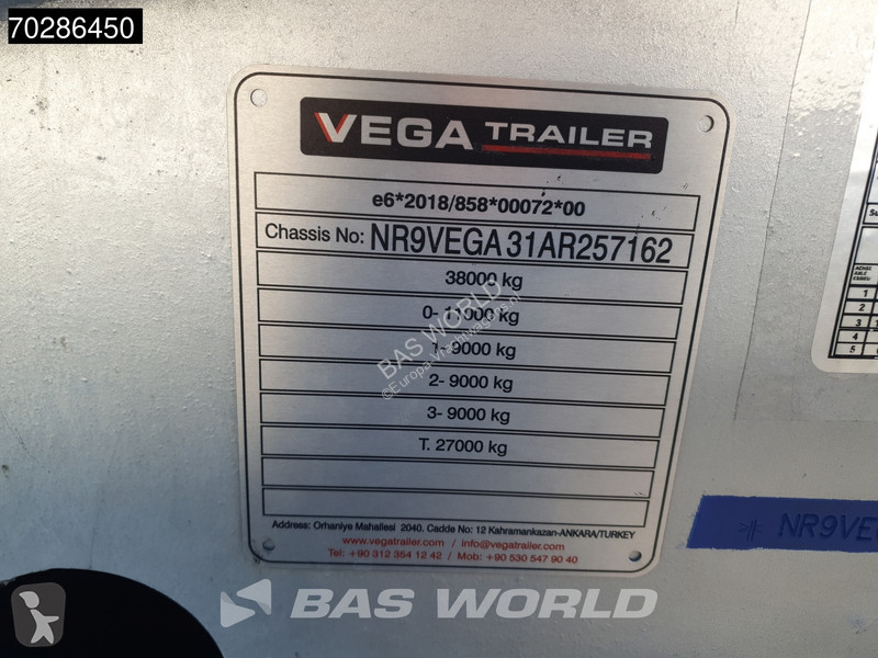 Sættevogn  Alphamax 3 axles NEW Galvanized...