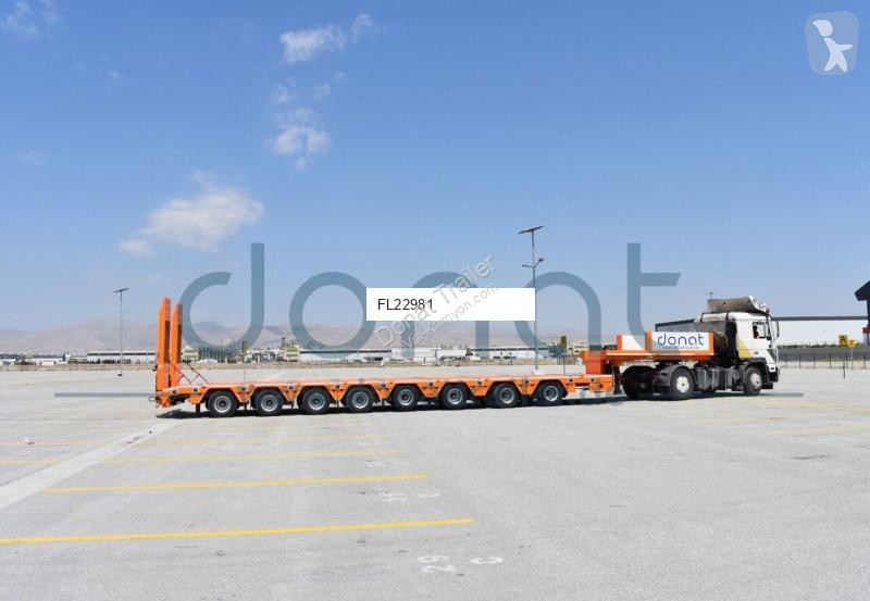 Semiremorca Donat 8 axle lowbed with hydraulic...
