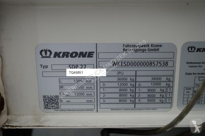 Semirimorchio Krone FIRANKA / STANDARD / OŚ...
