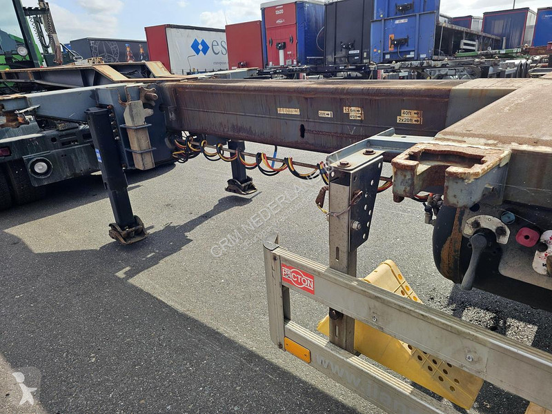 Semitrailer Pacton 3 AXLE MULTI YARD CHASSIS |...