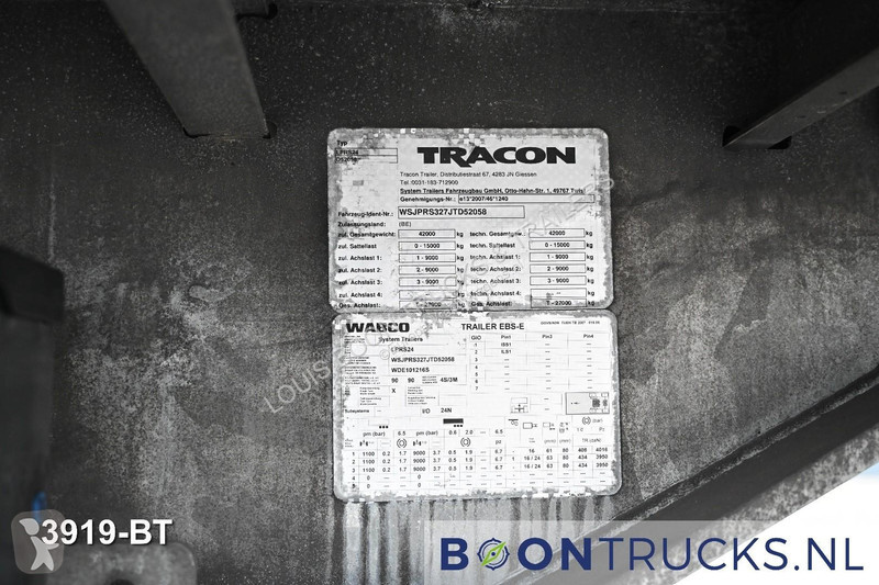 نصف مقطورة Tracon Uden LPRS24 BOX 13.6M |...