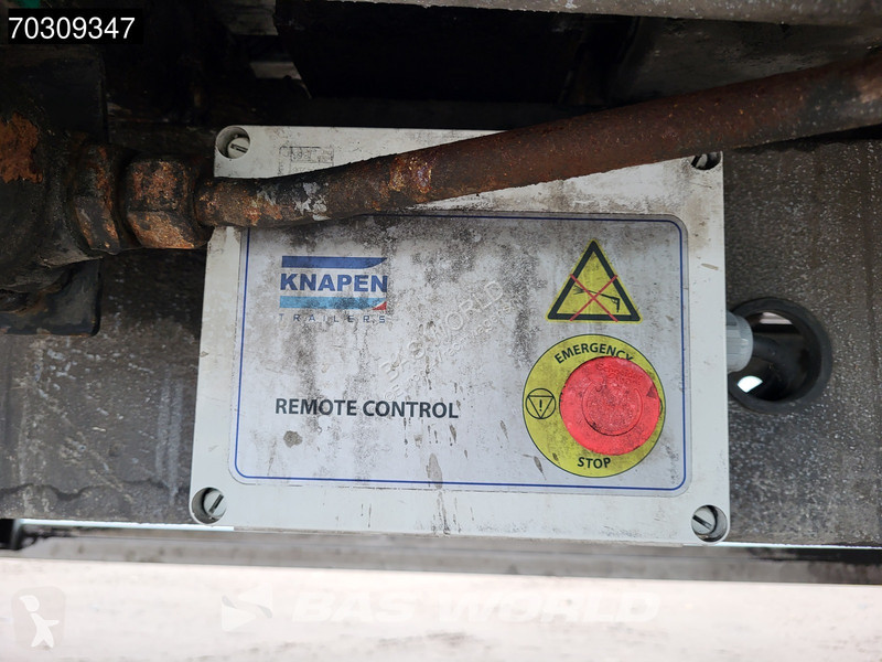 نصف مقطورة Knapen K100 Lifting Axle 92m3 10mm