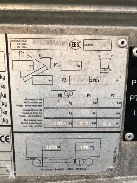 Semirimorchio Benalu cul hydraulique porte...
