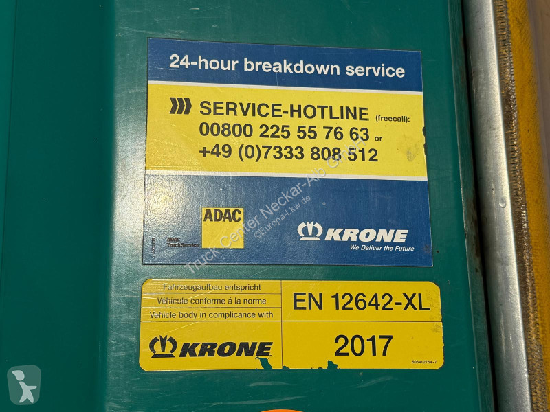 Semi remorque Krone   3Achs MEGA Staplerhalter...