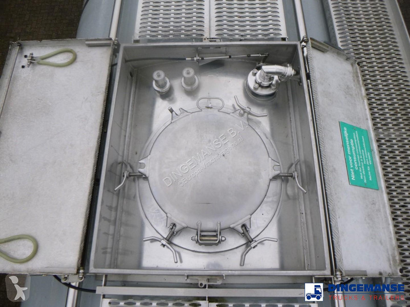 نصف مقطورة Van Hool Food tank inox 62 m3 / 3 comp