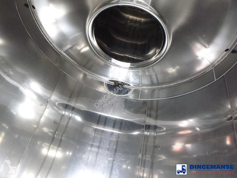 نصف مقطورة Van Hool Food tank inox 62 m3 / 3 comp