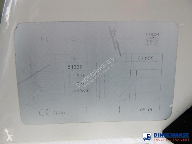 Oplegger Feldbinder Powder tank alu 63 m3...