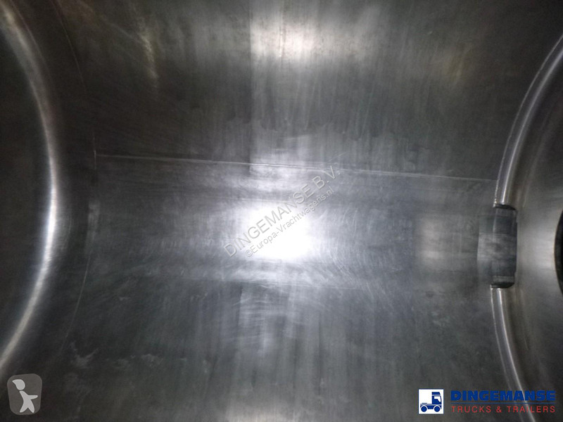 نصف مقطورة Burg Chemical tank inox L4BH 30 m3 /...