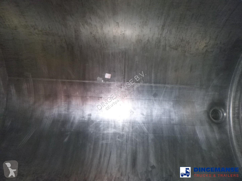 نصف مقطورة Burg Chemical tank inox L4BH 32.5 m3...