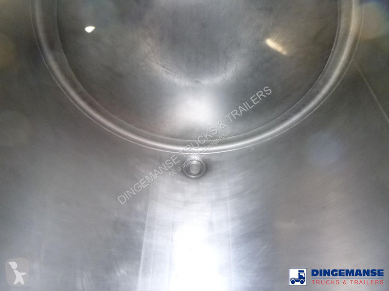 نصف مقطورة Burg Chemical tank inox L4BH 32.5 m3...