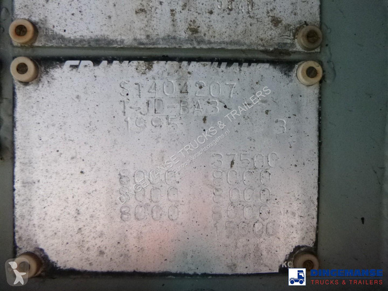 Semi remorque  Fuel tank alu 37 m3 / 2 comp