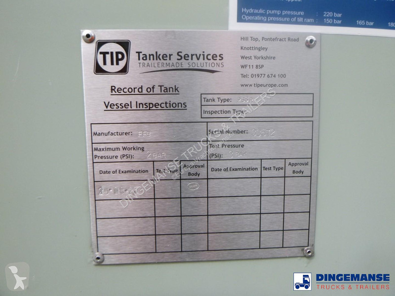 Oplegger Feldbinder Powder tank alu 60 m3...