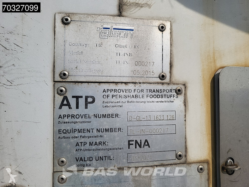نصف مقطورة Talson F1227 3 axles Aircargo...